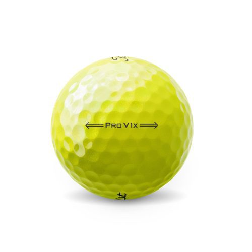 2021 Pro V1x yellow sidestamp