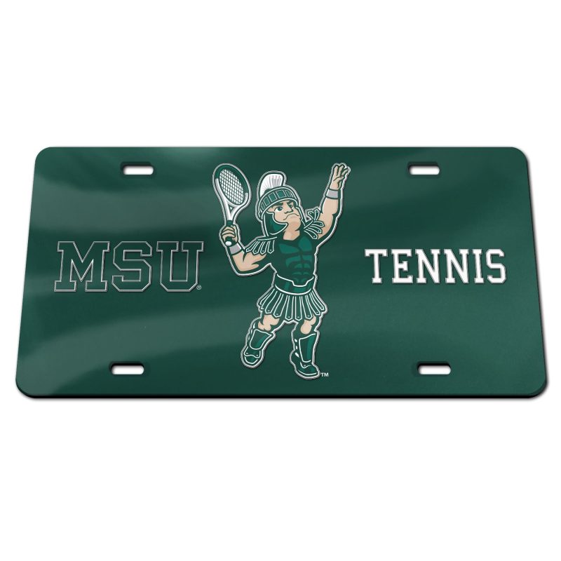 23 MichiganSt Plate Metallic Tennis 489395