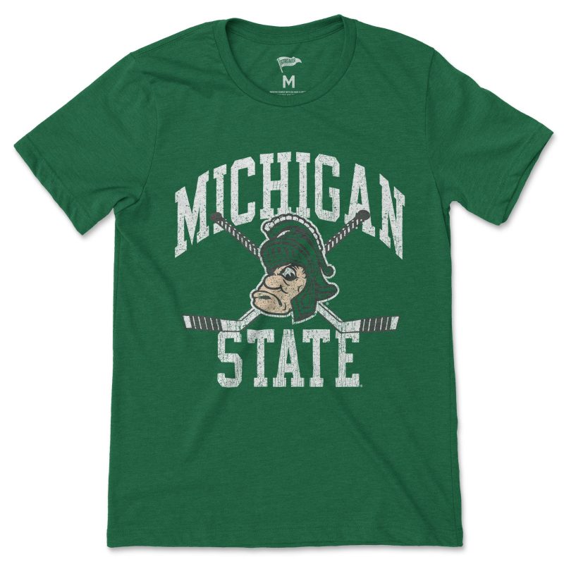 MichiganStateVintageHockeyTee